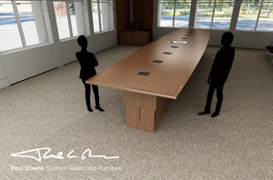 Large Sit To Stand Boardroom Table