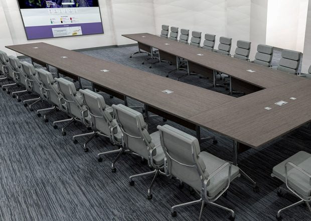 Paul Downs Cabinetmakers Rolling Folding Modular Tables