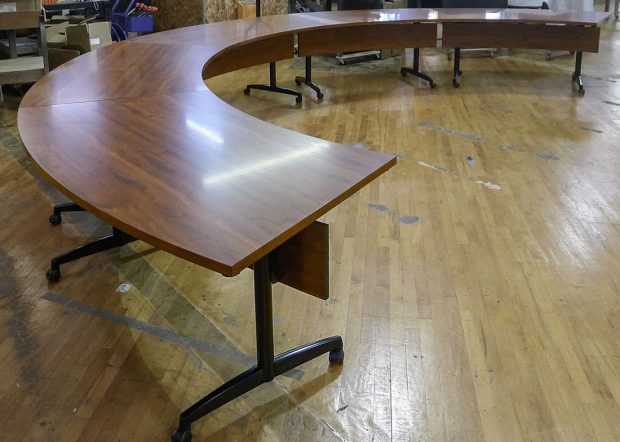 Paul Downs Cabinetmakers Rolling Folding Modular Tables