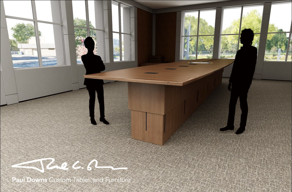 Large Sit To Stand Boardroom Table