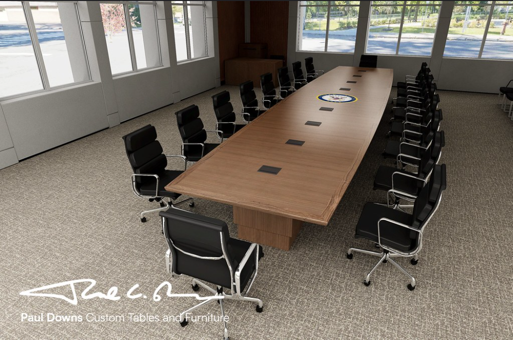 Large Sit To Stand Boardroom Table