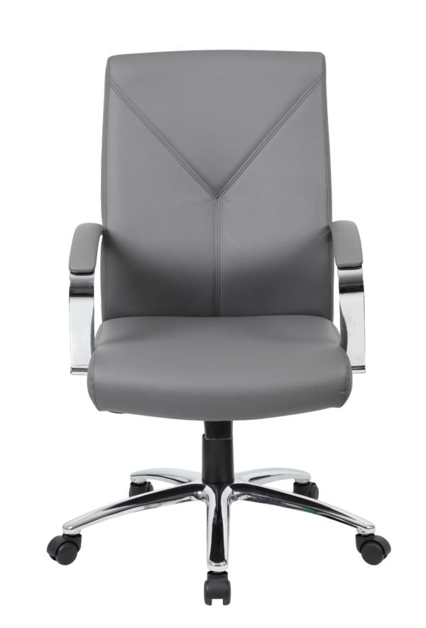 LeatherPlus Executive Chair-Grey
