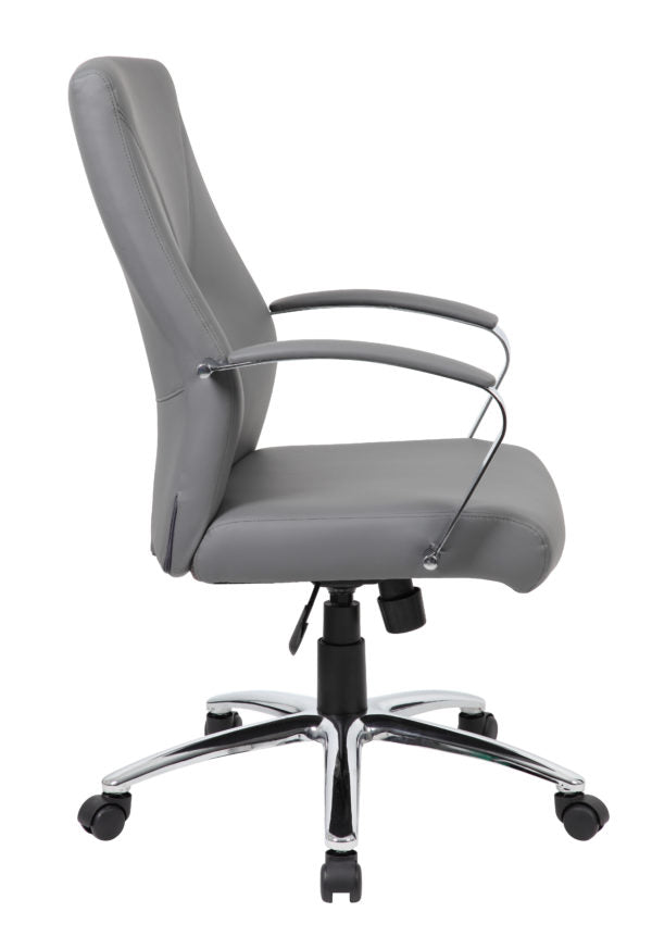 LeatherPlus Executive Chair-Grey