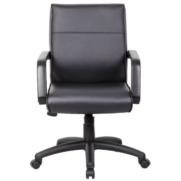 Mid Back Executive Chair In LeatherPlus