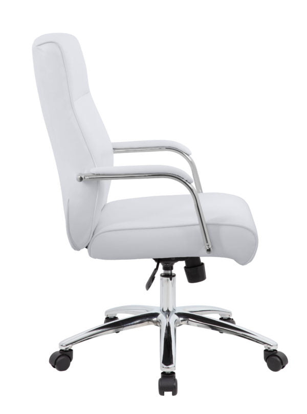 Modern Executive Conference Chair-White