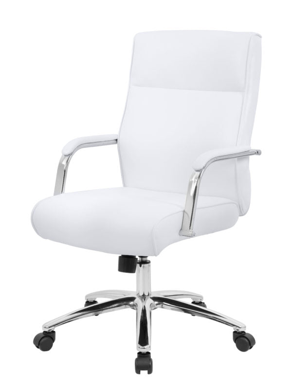 Modern Executive Conference Chair-White