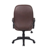 LeatherPlus Executive Chair Color: Bomber Brown