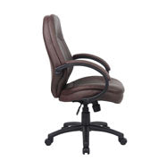 LeatherPlus Executive Chair Color: Bomber Brown