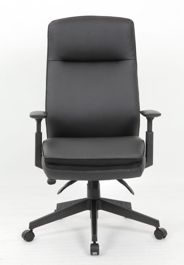 Caressoft Executive High Back Chair w/ Adjustable Arms