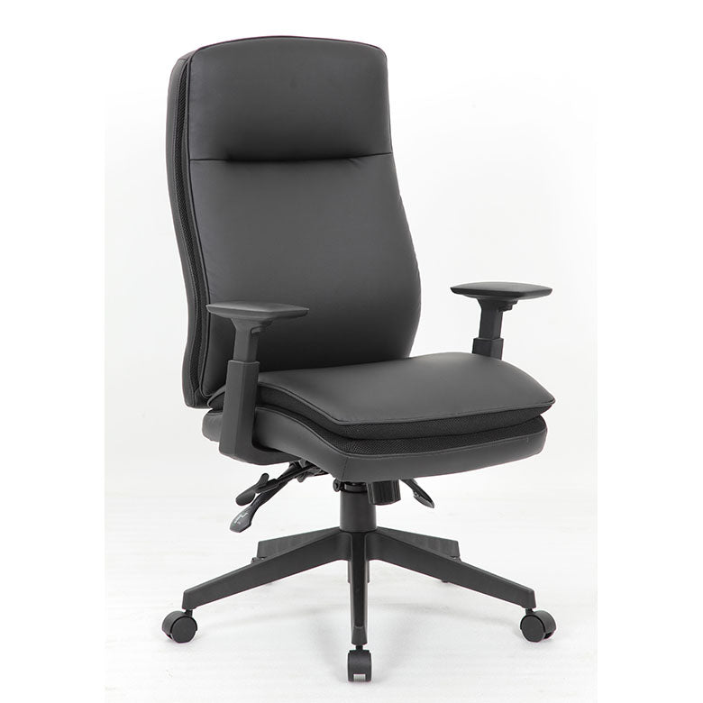 Caressoft Executive High Back Chair w/ Adjustable Arms