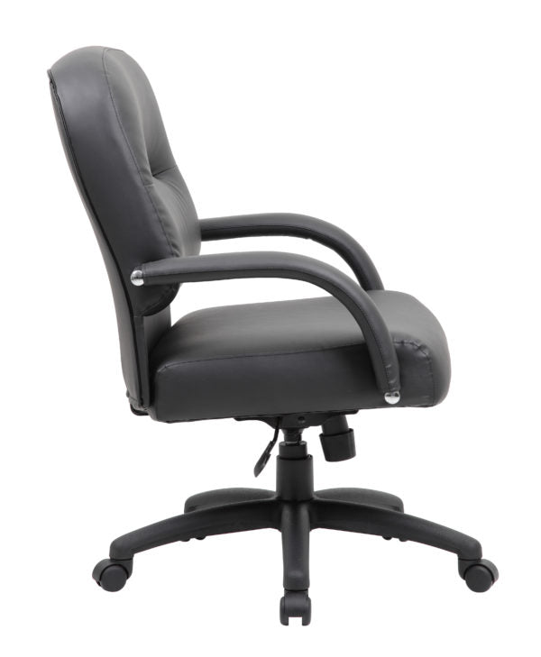 Mid Back Caressoft Chair In Black
