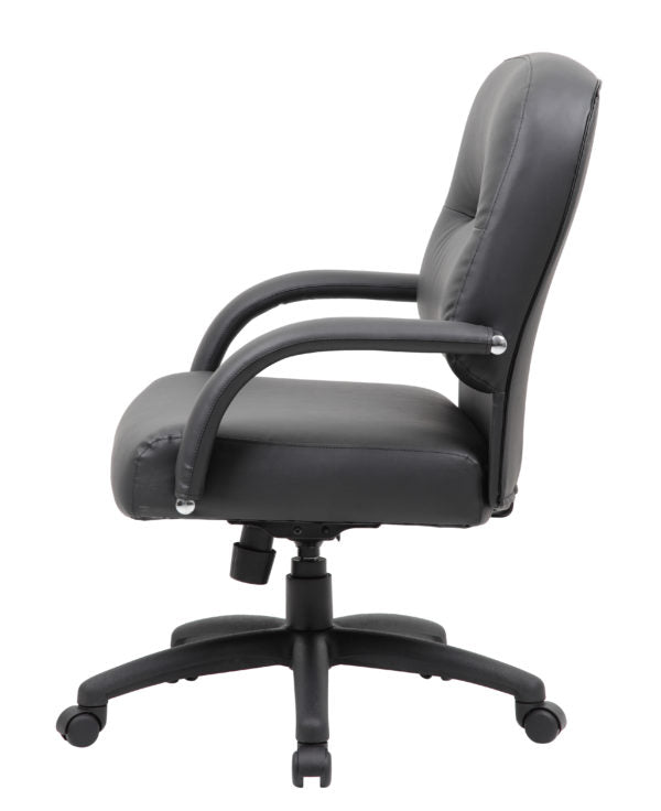 Mid Back Caressoft Chair In Black