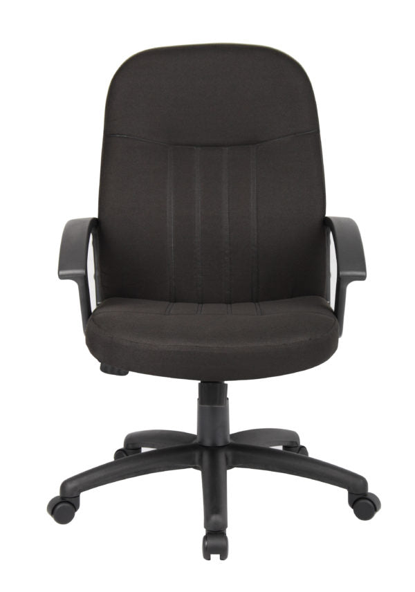 Mid Back Fabric Managers Chair In Black