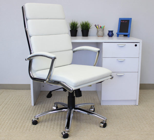 Executive CaressoftPlus Chair with Metal Chrome Finish
