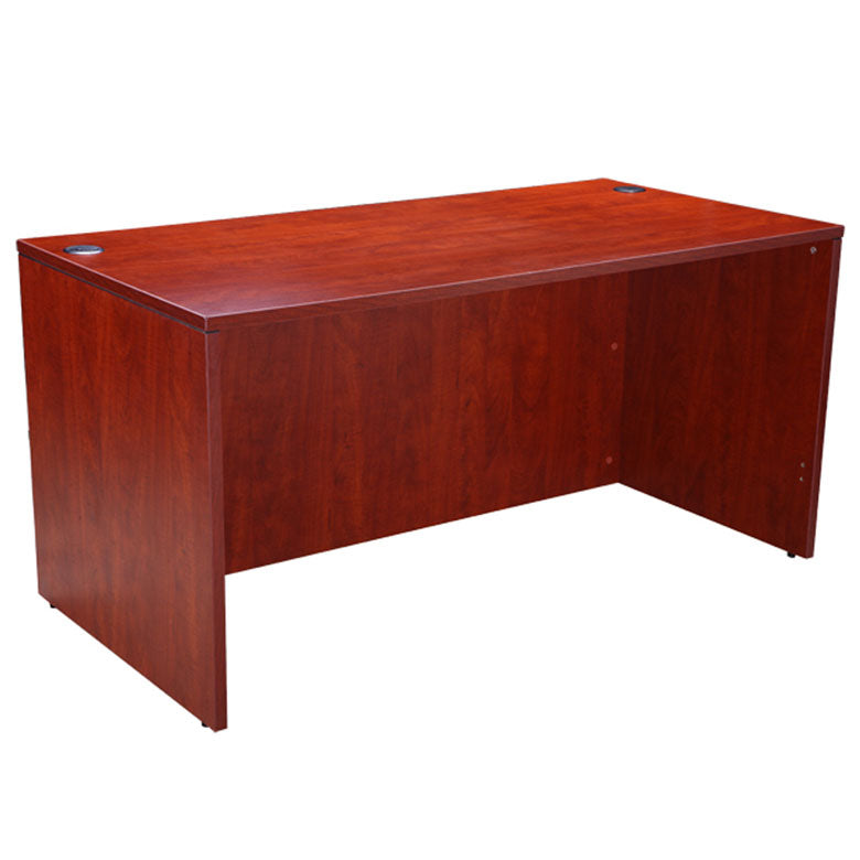 Desk Shell, 66″W X 30″D, Cherry