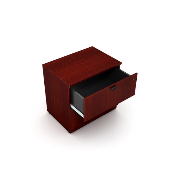 2-Drawer Lateral File, Mahogany