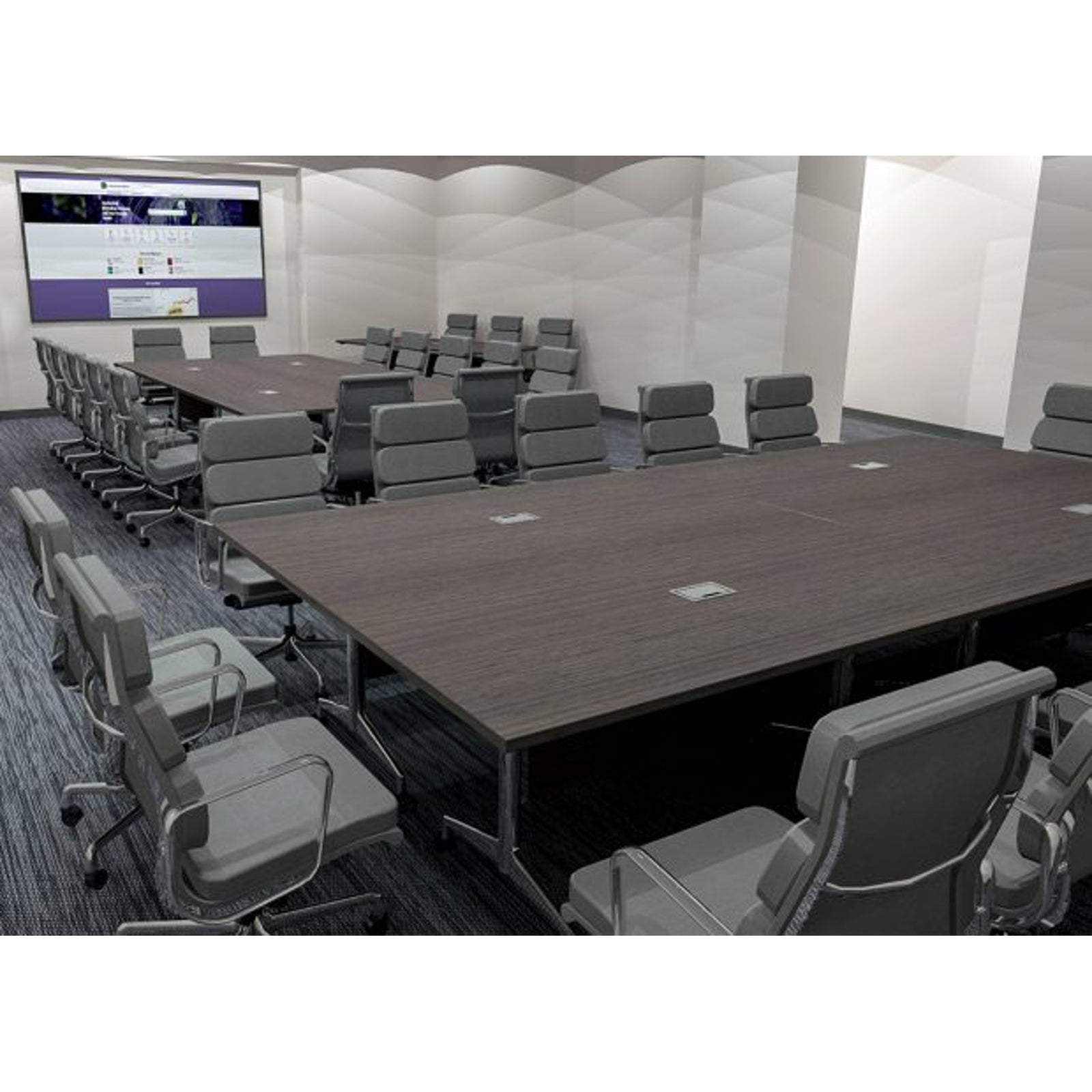 V-SHAPED FOLDING MODULAR TABLE
