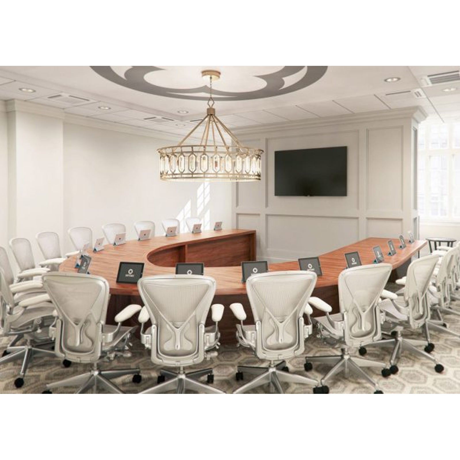 Paul Downs Cabinetmakers U shaped Tables