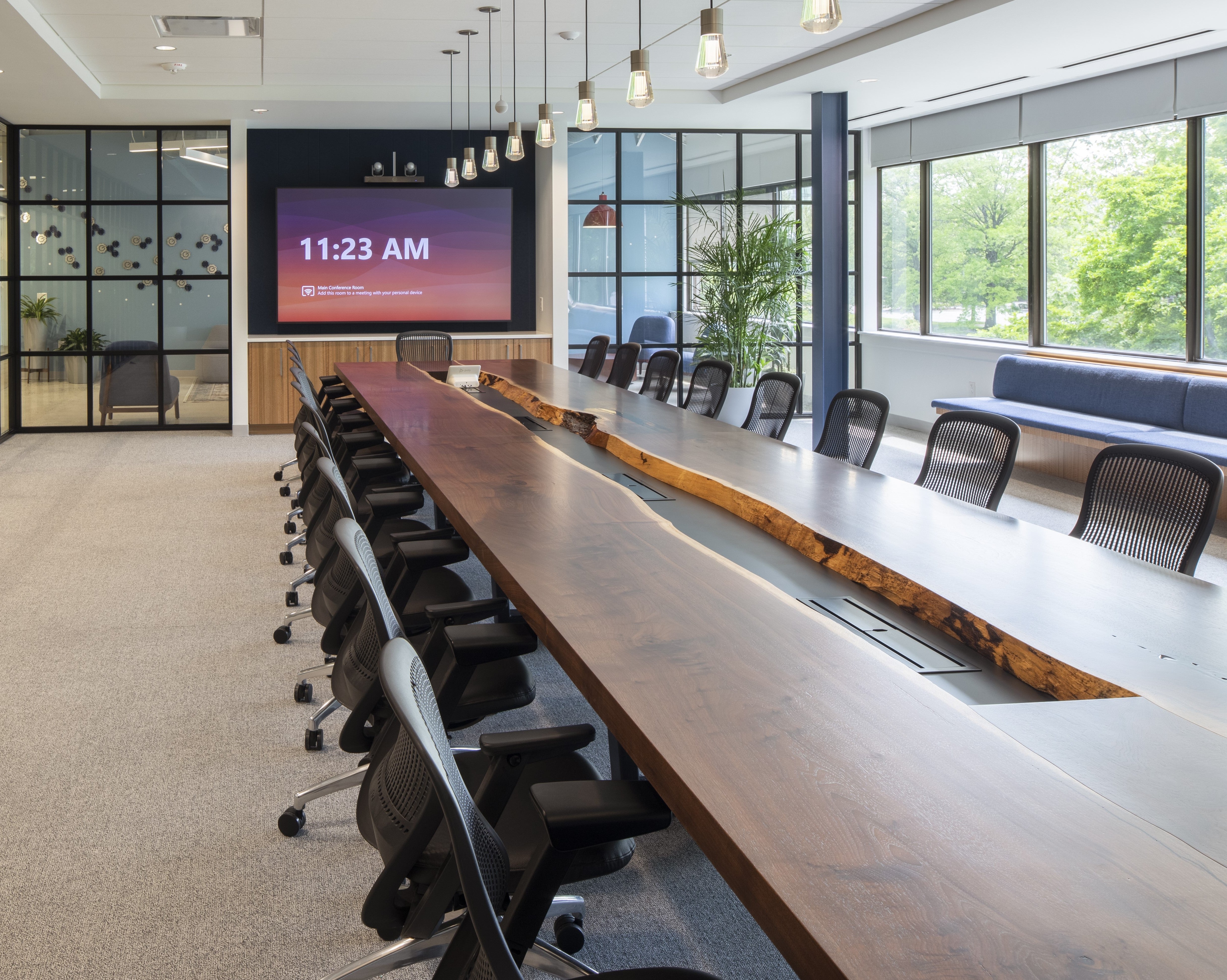 Live Edge Wood Slab Table