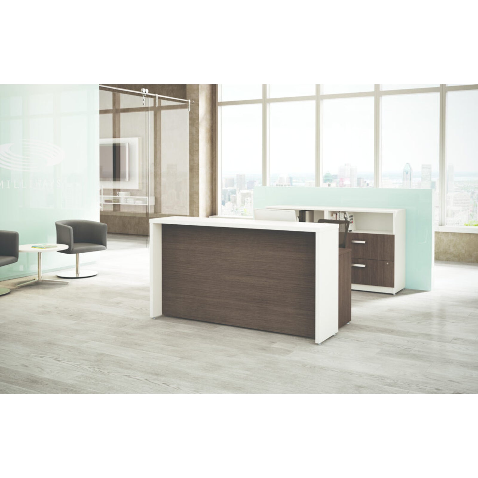 M-Brace Logiflex Reception Desk