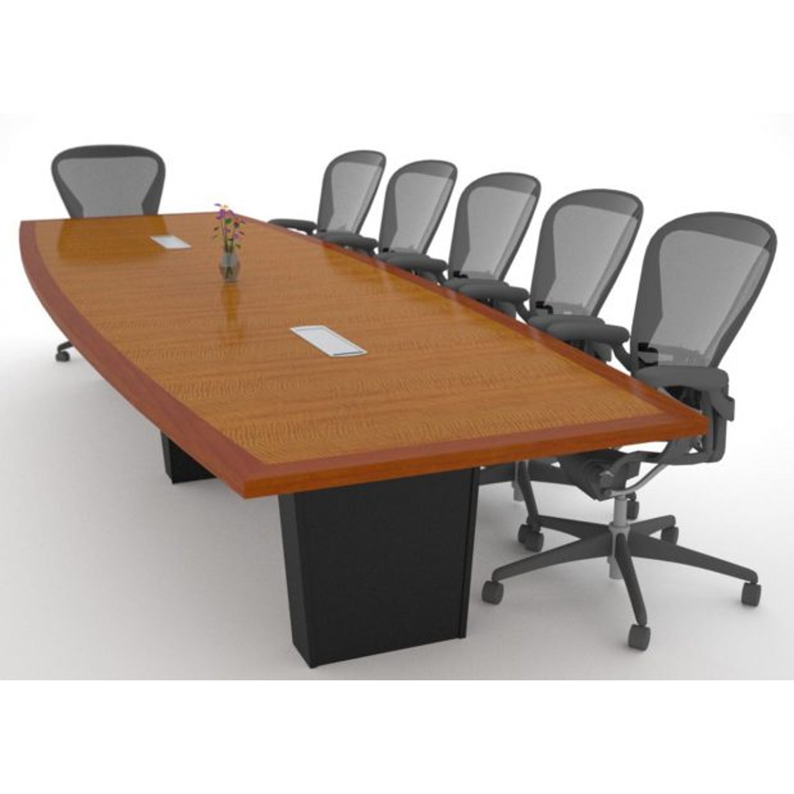 14 foot long transitional conference table