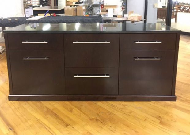 6′ Credenza W/ Refrigerated Drawers
